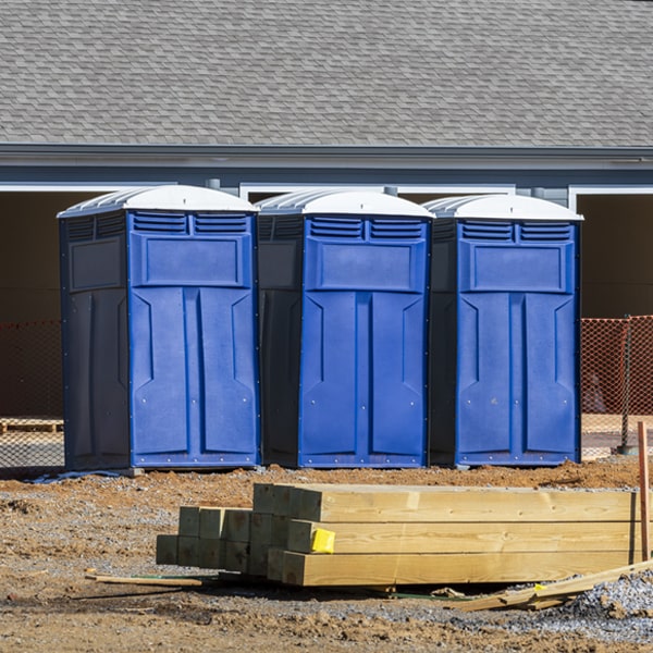 are there any restrictions on where i can place the porta potties during my rental period in Rio Linda